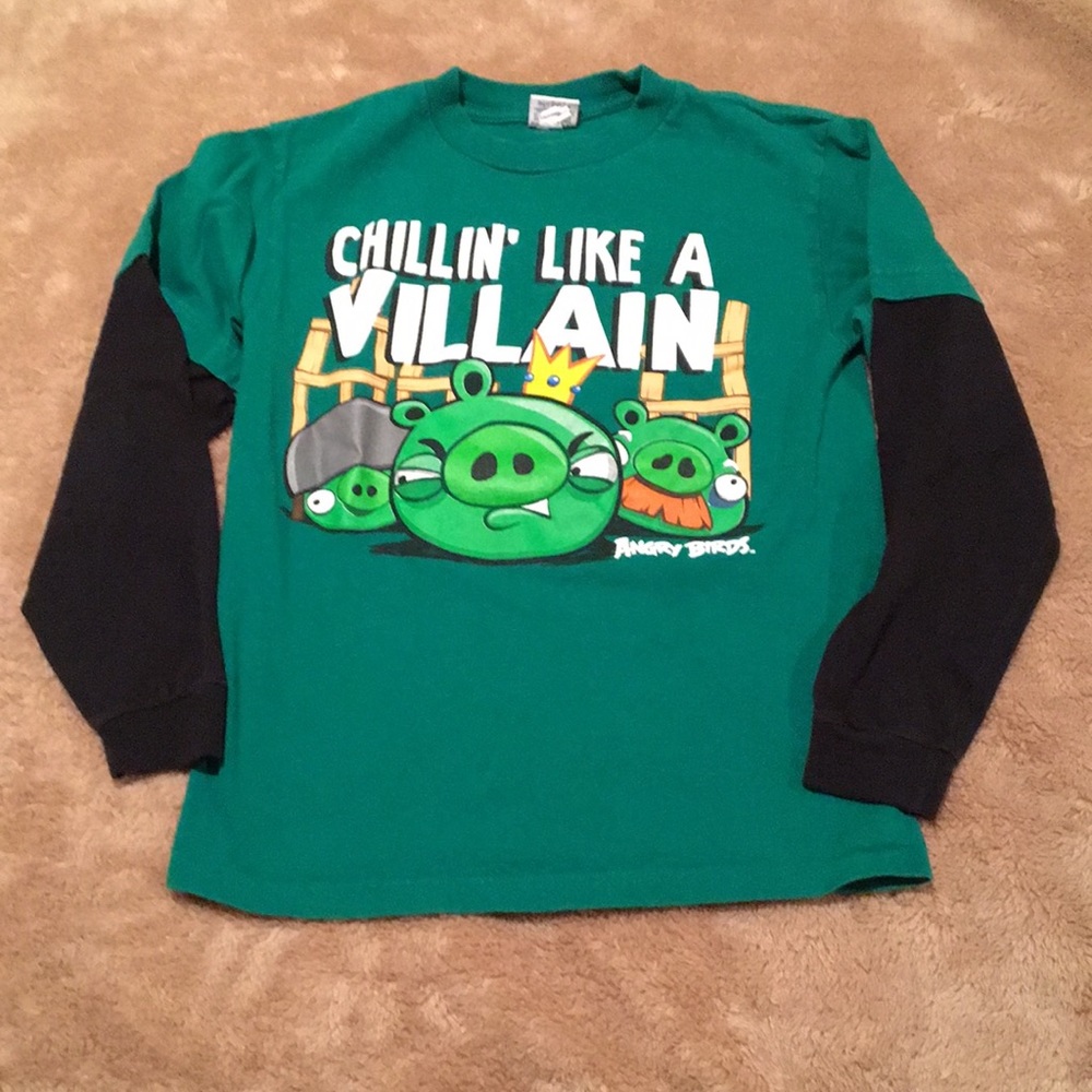 Boy’s Angry Birds long sleeved tee.